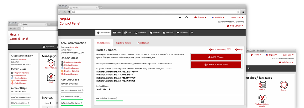 Billixx Hepsia Domain Manager Billixx Website Domain Manager